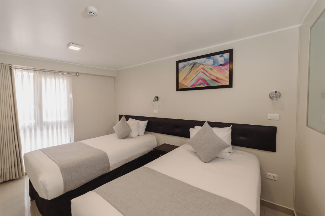 Habitación Doble Económica dos camas - Classic Hotel Cusco