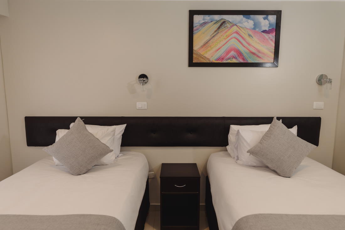 Habitacion doble dos camas individuales 