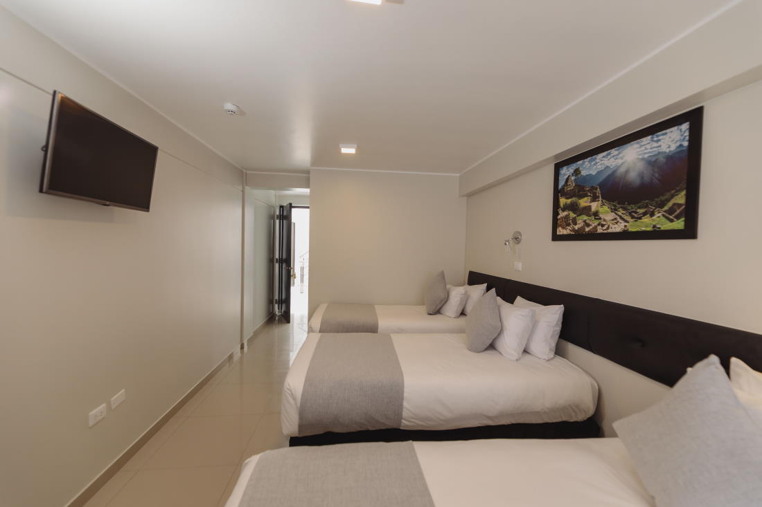 Habitacion Triple con 3 cama individuales 